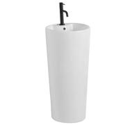 Rea BLANKA Lavabo Independiente Lavabo de baño 40 x 40 x 85 cm Cerámica (Blanco)