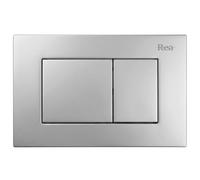 Rea - Botón de descarga de inodoro Rea J K011a-q And Slim 024n Satin - 4 x 24,5 x 16,5 cm