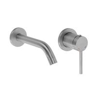 Rea Clif grifo para lavabo a pared níquel REA-B5840