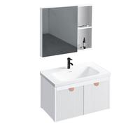 Rea Conjunto de Muebles de baño con Lavabo Aa18 Mario 60Cm White - 47X61X50CM