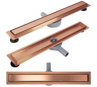 Rea Neox Pro Brushed Copper desagüe lineal 70 cm cobre REA-G4801