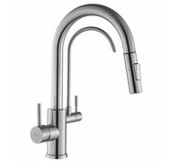 Rea Eco Fresh grifo para filtro de agua de pie níquel REA-B7563