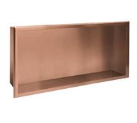 Rea Estante De Baño Empotrado 30X60 Brush Copper