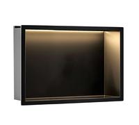 Rea estante empotrado 45 cm negro REA-08546