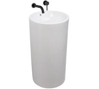 Rea ESTERA Lavabo Independiente Lavabo de baño 46 x 46 x 85 cm Cerámica (Blanco)