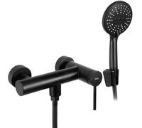 Rea Foss grifo para ducha a pared negro REA-B5110
