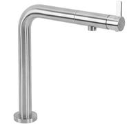 Rea Grifo de cocina COLE BRUSH NICKEL Mezclador de fregadero de cocina de metal Mezclador monomando ajustable en frío y calor (acero)