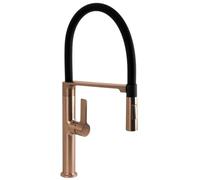 Rea - Grifo de cocina Rea Lago Cepillo Cobre - 21,5 x 10 x 51 cm