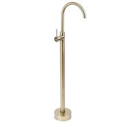 Rea - Grifo de pie Lungo - Latón - Oro Cepillado - 96x20x107,5 cm