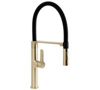 Rea Lago grifo de cocina de pie negro-oro/oro arcaico REA-B9336