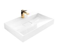 Rea Goya lavabo 70x46 cm rectangular clásico-sobre encimera blanco REA-U8902