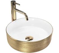 Rea Sami lavabo 36x36 cm circular sobre encimera REA-U6630