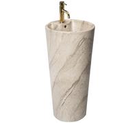 Rea Blanka lavabo 40x40 cm circular exento REA-U4664