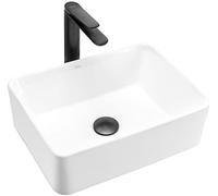 Rea Lavabo Sobre Encimera ANITA MINI Lavabo de baño de cerámica (Blanco)