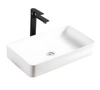 Rea LAVABO SOBRE ENCIMERA Denis Lavabo de baño 615 x 350 x 110 mm Cerámica (blanco)