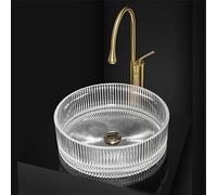 Rea Ingrid lavabo 39.5x39.5 cm circular sobre encimera REA-U0278