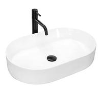 Rea LAVABO SOBRE ENCIMERA Nadia 60 Lavabo de baño 610 x 385 x 120 mm Cerámica (blanco)