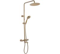 Rea Lungo conjunto bañera/ducha a pared con termostato oro REA-P6604