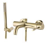 Rea Lungo grifo de bañera y ducha a pared oro REA-B6448
