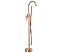 Rea Lungo grifo de bañera y ducha en suelo cobre REA-B4301
