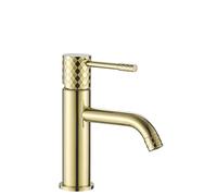 Rea Lungo grifo para lavabo de pie oro REA-B8993