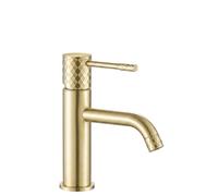 Rea Lungo grifo para lavabo de pie oro REA-B9843