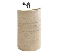 Rea Merlo lavabo 55x34 cm oval exento marrón/beige mate REA-U0616