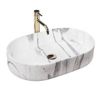 Rea Nadia lavabo 61x38.5 cm oval sobre encimera REA-U5800