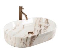 Rea Nadia lavabo 61x38.5 cm oval sobre encimera REA-U9239