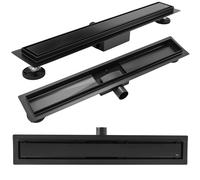 Rea Neox Czarny desagüe lineal 50 cm negro REA-G6600