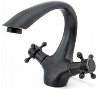 Rea Old Black grifo para lavabo de pie negro REA-B0225