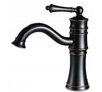 Rea Old Black grifo para lavabo de pie negro REA-B0226