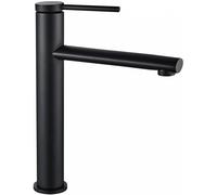 Rea Oval grifo para lavabo de pie negro REA-B6511