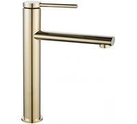 Rea Oval grifo para lavabo de pie oro REA-B6513