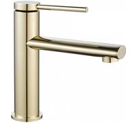 Rea Oval grifo para lavabo de pie oro REA-B6515