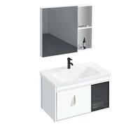 Rea Paris conjunto de muebles de baño 58x46.5x44 cm de pie, para lavabo blanco REA-M0001