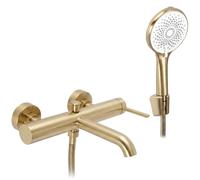 Rea Rivo grifo de bañera y ducha a pared oro REA-B9338
