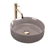 Lavabo Sobre Encimera Rea Sami Shiny Beige