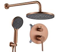 Rea - Sistema de ducha Rea Foster Cepillo Cobre + Caja - 25 x 25 x 100 cm