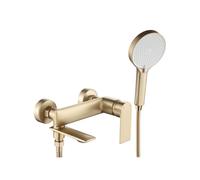 Rea Veneta grifo de bañera y ducha a pared oro REA-B3008