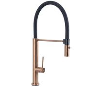 Rea Viera grifo de cocina de pie negro-cobre REA-B4854
