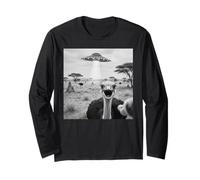 Reacción de Avestruz ovni con platillo Volador diseño de Escena de Granja Manga Larga