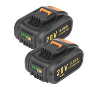 REACELL 2X 5.0Ah Batería de Repuesto para Worx Batería 20V Batería Recargable Lithium Bateria Compatible para Worx 20 Volt WA3551 WA3553 WA3572 WA3641 WX390 WX176 WX178 Batería