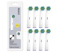 REACH Cabezales universales de repuesto para cepillos de dientes eléctricos Oral-B, 8 unidades