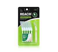 REACH Cepillo interdental de 1,3 mm de ancho, elimina hasta un 30% más de placa, especialmente diseñado para protección de encías, sin PFAS, 10 cepillos