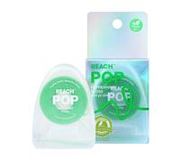 REACH Hilo dental POP | Embalaje ecológico | Cera vegana y libre de PFAS, durabilidad y resistencia a las roturas, se desliza suave y fácilmente, eliminación de la placa, hilo dental, menta, 50m