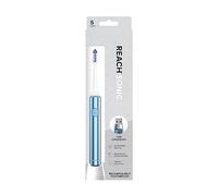 Reach Sonic - Cepillo de dientes eléctrico USB, suave, incluye mango de cepillo de dientes, cabezal de cepillo, tapa de cepillo de dientes, estuche de viaje y soporte para cepillo de dientes