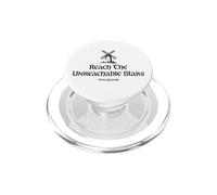 Reach The Unreachable Stars Don Quijote Cita Impresión Negra PopSockets PopGrip para MagSafe