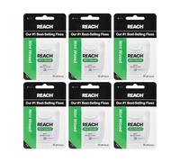Reach Waxed Floss 55 Yards Mint (Pack of 6) by Reach