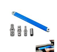 Reaches the Bolt Nothing Else Can,Offset Extension Wrench Set,15 Inch Impact Ready Socket Wrench Torque Extender with 1/4", 3/8" & 1/2" Drive Adapters,Ratchet Extensions for Tight Spaces(blue)